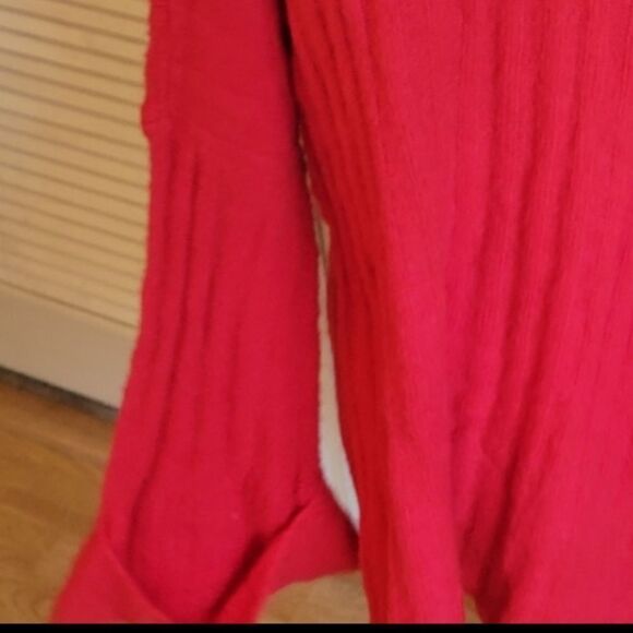 NWT Hyfve Red Cowl Neck Oversized Cozy Sweater RED A FABULOUS - Picture 7 of 7